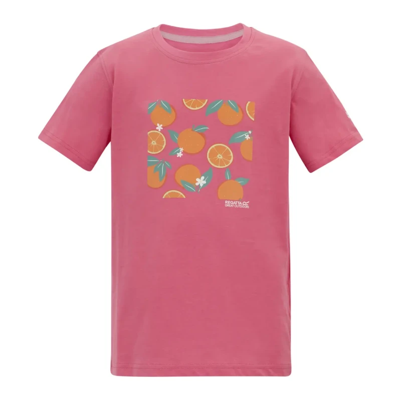 Image of Regatta Kid's cotton T-Shirt Regatta Bosley Rose Unisex 7/8 ans