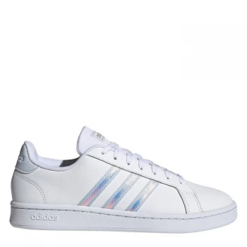 image of adidas adidas Grand Court Womens Trainers - White/Halblu