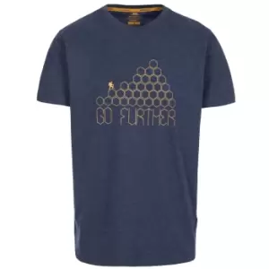 Image of Trespass Mens Buzzinley T-Shirt (L) (Navy Marl)