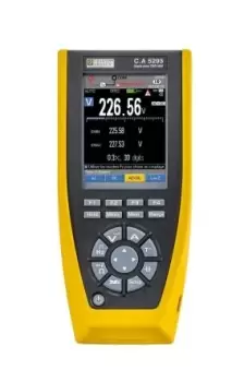 Image of Chauvin Arnoux CA 5293 Handheld Color Graphical Multimeter