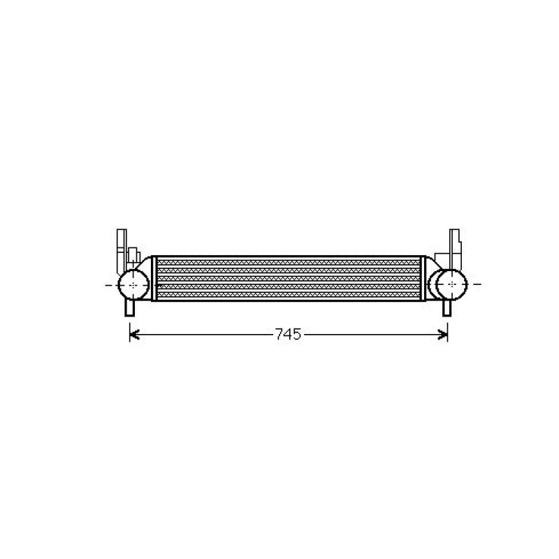Image of Intercooler DIEDERICHS DCA1020
