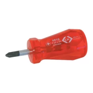 image of CK Tools T4816 2 HD Classic Stubby Screwdriver PZ2x25mm