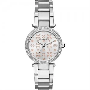 Image of Michael Kors Ladies Mini Parker Stainless Steel Watch - MK6483