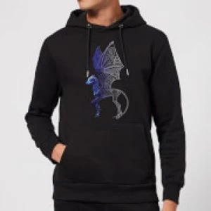 Image of Fantastic Beasts Tribal Thestral Hoodie - Black