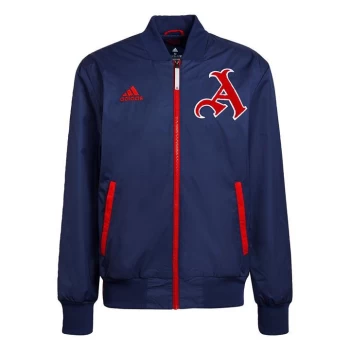 Image of adidas Arsenal CNY Bomber Jacket Mens - Team Navy Blue 2