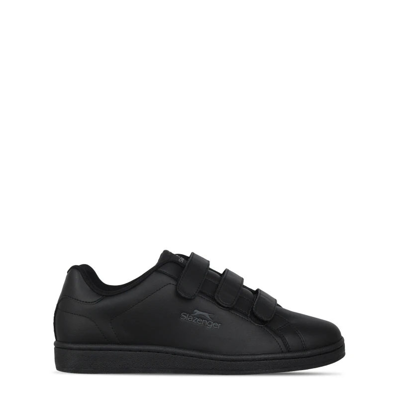 Image of Slazenger Ash Strap Trainers Mens Black/Charcoal male 9.5 (44)