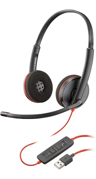 Image of POLY Blackwire 3220 Headset Wired Head-band Office/Call center USB Type-A Black