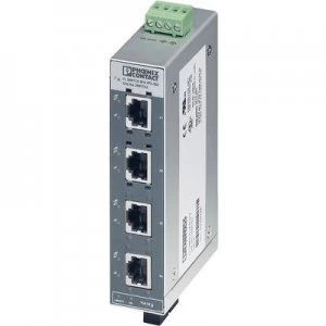 image of Phoenix Contact FL SWITCH SFN 4TX/FX Industrial Ethernet switch