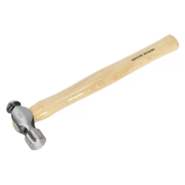 Image of Genuine SEALEY BPH16 Ball Pein Hammer 1lb Hickory Shaft