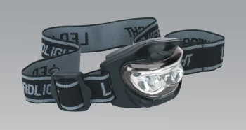 image of Sealey HT03LED Head Torch 3 LED