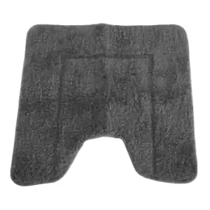 Image of Mayfair Cashmere Touch Ultimate Microfibre Pedestal Mat (50x50cm) (Grey)