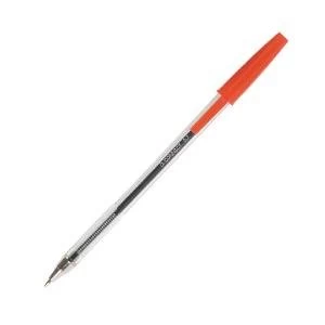 Image of Q-Connect Ballpoint Pen Medium Red Pack of 20 KF34044