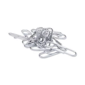 image of 5 Star Office Paperclips Metal Large Length 33mm Lipped Plain Pack 1000