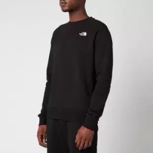 Image of The North Face Mens Raglan Redbox Sweatshirt - TNF Black/TNF White - XL