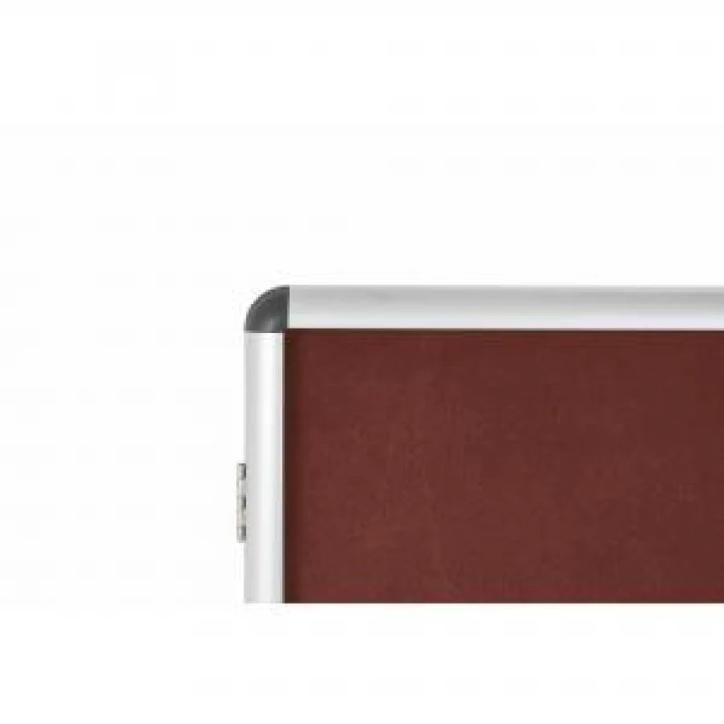 Image of Bi-Office Enclore Display Case Burgundy Felt Acrylic Aluminium Frame 32xA4 VT770106150