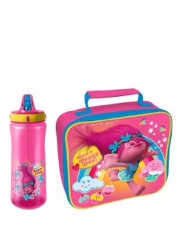 image of Dreamworks Trolls Poppy Lunch Bag and Bottle Set