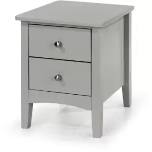 image of 2 petite drawer bedside cabinet