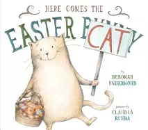 Image of here comes the easter cat
