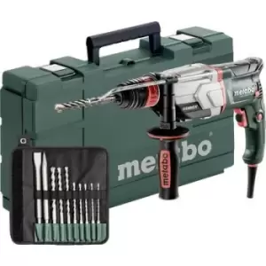 image of Metabo UHE 2660-2 Quick Set SDS-Plus-Hammer drill chisel, Hammer drill, Hammer drill combo 800 W incl. case, incl. accessories