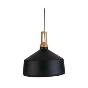 image of Larissa Lighting - Larissa Petrich Dome Ceiling Pendant 1 Light Aluminium Black