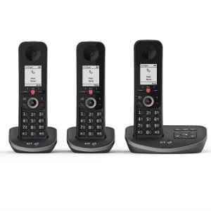 Image of BT Advanced Cordless Home Phone with Nuisance Call Blocking and Answering Machine - Trio