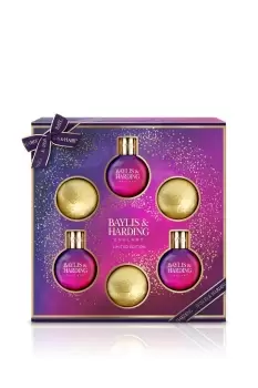 Midnight Fig & Pomegranate Festive Bauble Bath & Shower Gift Set