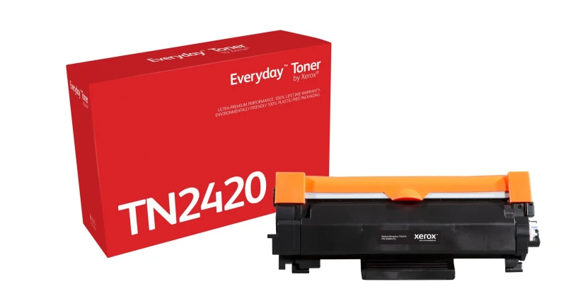 Image of Xerox Everyday Mono Toner by Xerox compatible with Brother TN2420, High capacity 006R04792