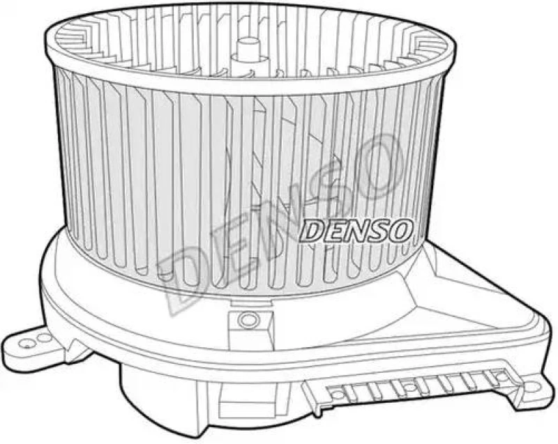 Image of DENSO DEA17031 Blower Motor for left-hand drive vehicles, without resistor Interior Blower (2669)