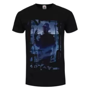 image of Grindstore Mens Freddy Krueger Silhouette T-Shirt (M) (Black)