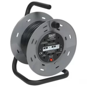 Image of Sealey BCR153T Cable Reel 15mtr 3 Core 230V Thermal Trip