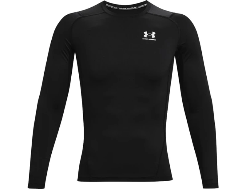 Image of Under Armour Armour HeatGear Long Sleeve Mens - Black M