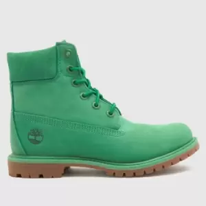 image of Timberland premium 6" boots in green