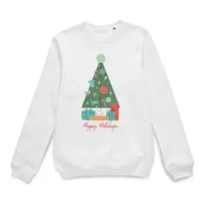 Star Wars Star Wars Christmas Tree Christmas Jumper - White - S