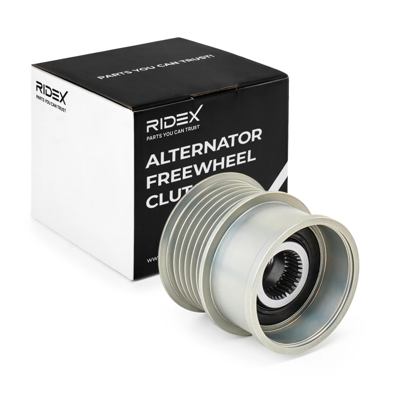 Image of RIDEX Alternator clutch pulley RIDEX 1390F0124