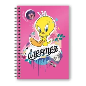 Image of Looney Tunes Notebook with 3D-Effect Tweety Dreamer