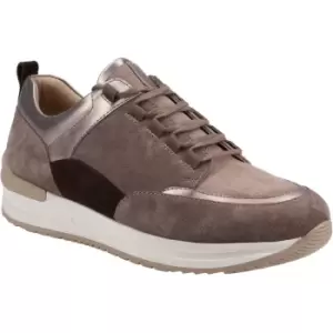 Image of Hush Puppies Womens Ciara Leather Lace Up Trainers UK Size 4 (EU 37)