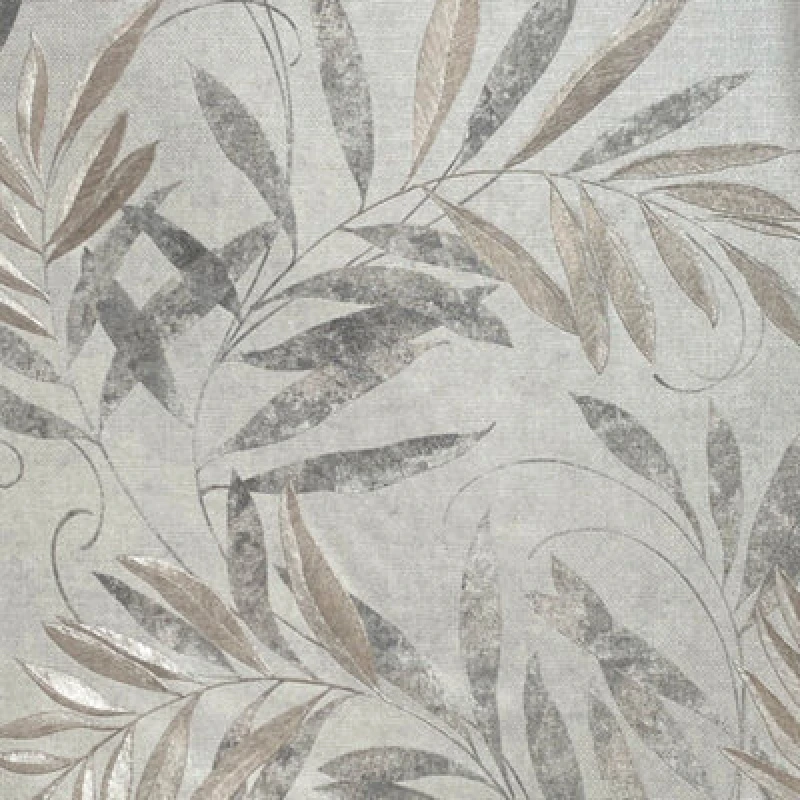 Image of Arthouse Luxury Leaf Soft Silver sw6 Wallpaper One Size Silver 87872011000
