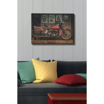 Image of Kanvas Tablo (50 x 70) - 3 Multicolor Decorative Canvas Painting
