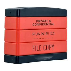 image of Trodat 3-in-1 Stampstack Secretary - Private & Confidential -