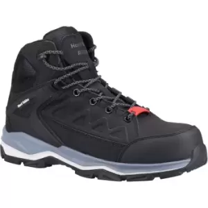 Image of Unisex Adult Atomic Hybrid Leather Safety Boots (10 UK) (Black) - Hard Yakka