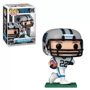 image of NFL Carolina Panthers C. McCaffrey Funko Pop! Vinyl