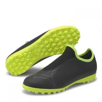 Image of Puma Finesse Astro Turf Football Boots Child Boys - Black/FluYellow