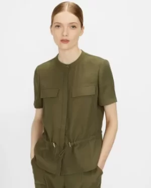 Image of Ted Baker Draw-cord Waist Utility Shirt