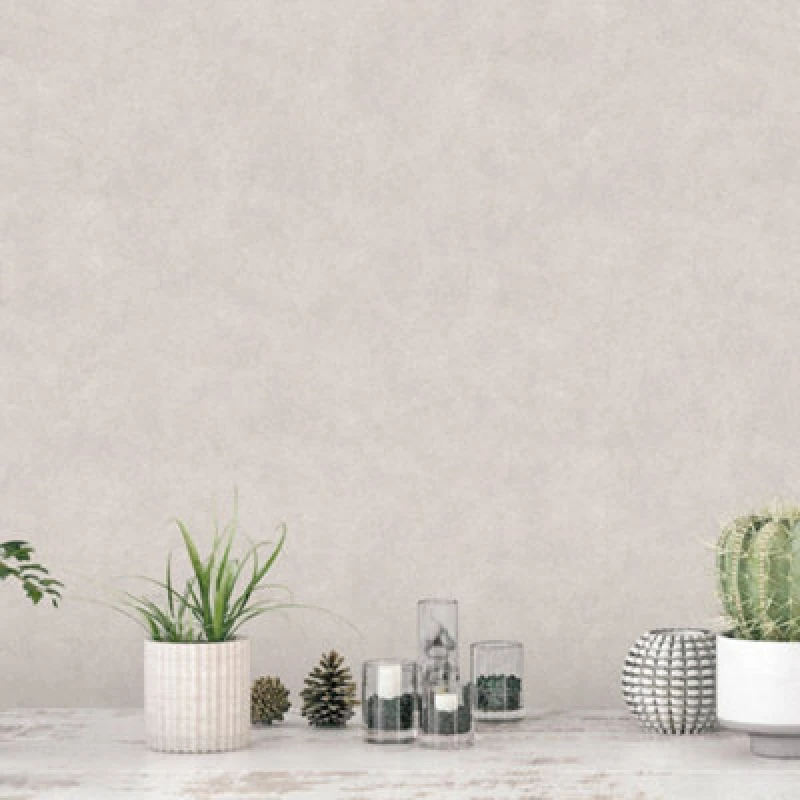 Image of Galerie Evergreen Warm Beige Veining Leaf Texture Smooth Wallpaper