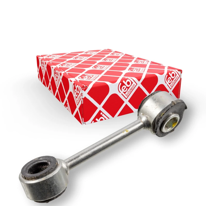 Image of FEBI BILSTEIN 11023 Anti-roll bar link Front Axle Right Steel Link Stabiliser (3229)