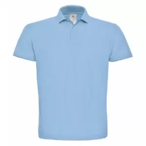Image of B&C ID.001 Mens Short Sleeve Polo Shirt (2XL) (Light Blue)