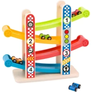 Image of Small Wooden Sliding Tower Playset