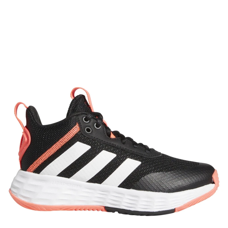 Image of adidas Unisex Kids Ownthegame 2.0 Basketball Trainers Blck/Wht/Trb unisex 5 (38)