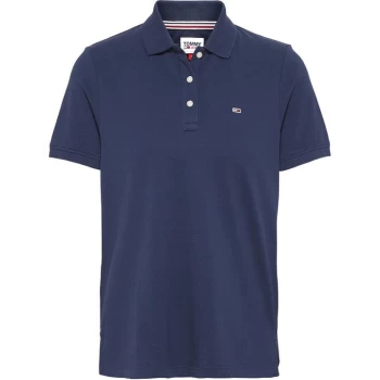 image of Tommy Jeans Slim Polo - Twilight Navy