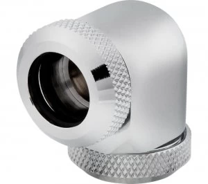 Image of CORSAIR Hydro X Series XF Hardline 90? 12mm Fitting - Chrome, Pack of 2